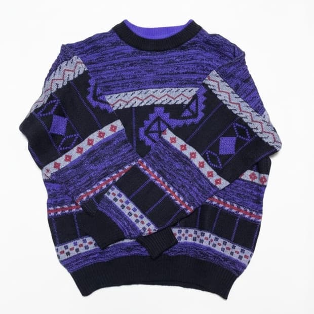 빈티지 케이블 니트