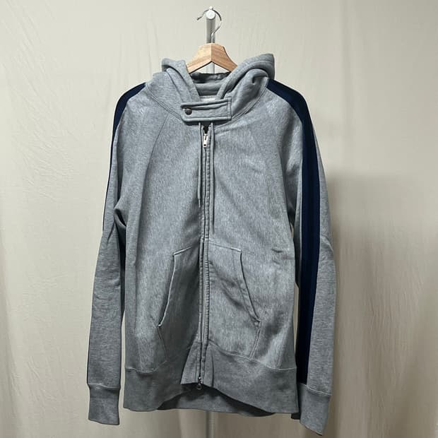 Engineered garments raglan hoody zip up