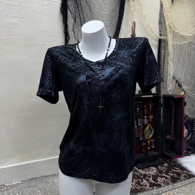 Tornado mart 00s leopard pattern top