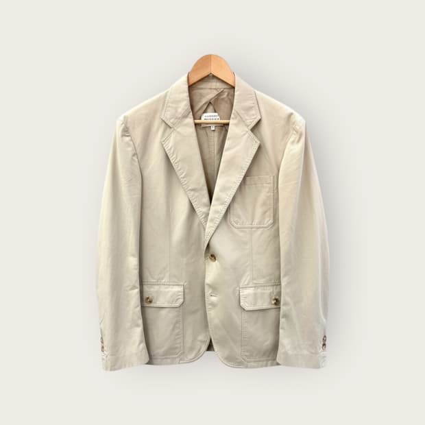 48/ 메종마르지엘라 10번대 싱글 브레스티드 블레이저