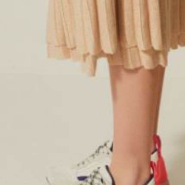 여성 산드로 플레임 스니커즈 화이트 235-236mm