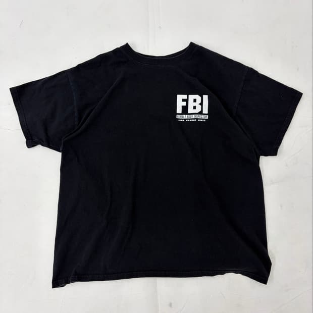 00s FBI Parody Tee (black)