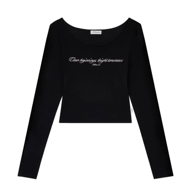 클리시어 클로버 탑 Dear Klover top Black (새상품)
