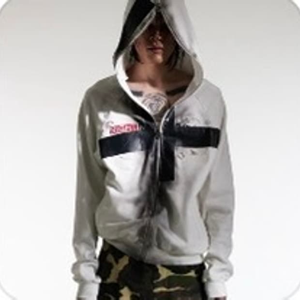 [NIGHT RAP] distressed oversized hoodie
