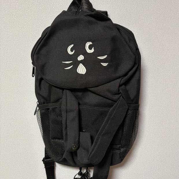 네넷냐 검은고양이 백팩 슬링백 일본 빈티지 가방 모리걸 y2k 