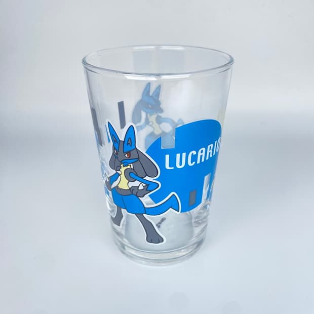 포켓몬스터 루카리오 유리잔