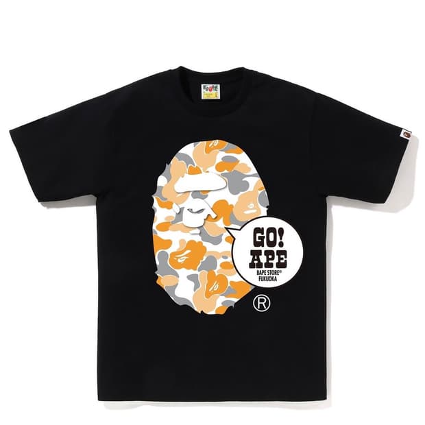 BAPE BIG APE HEAD CITY TEE FUKUOKA (XL)