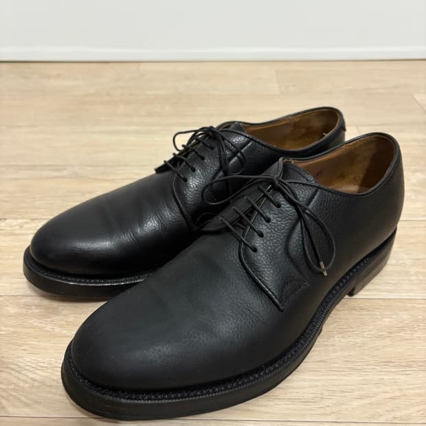 라프시몬스 raf simons/ 00년대 더비 슈즈 그레인레더 블랙/41