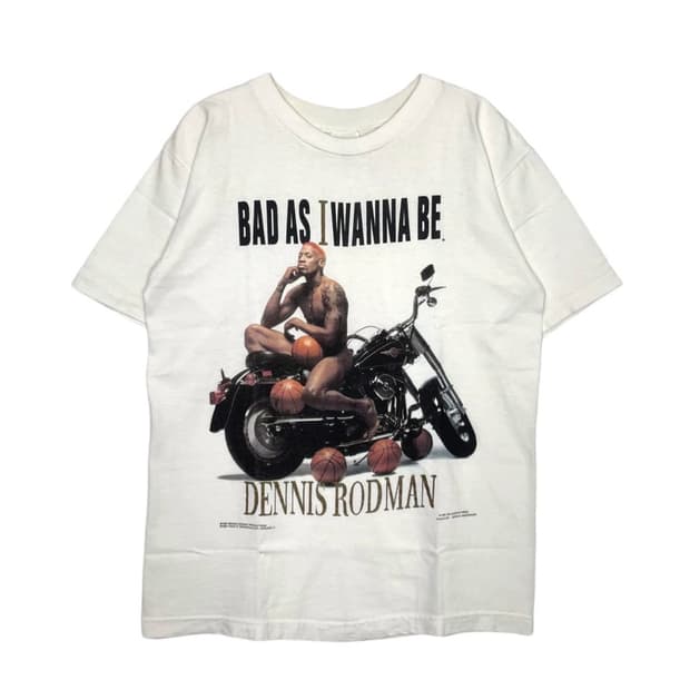 90s 빈티지 데니스 로드맨 프린팅 티셔츠