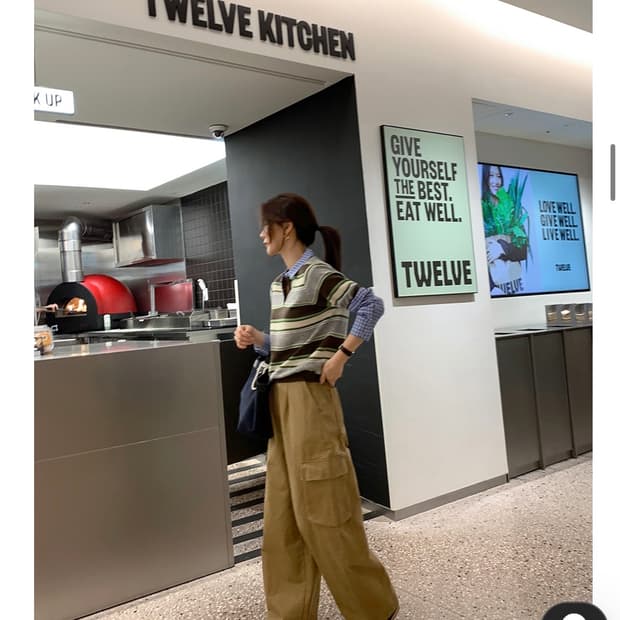 Nibbuns 니쁜스 카고 와이드 팬츠