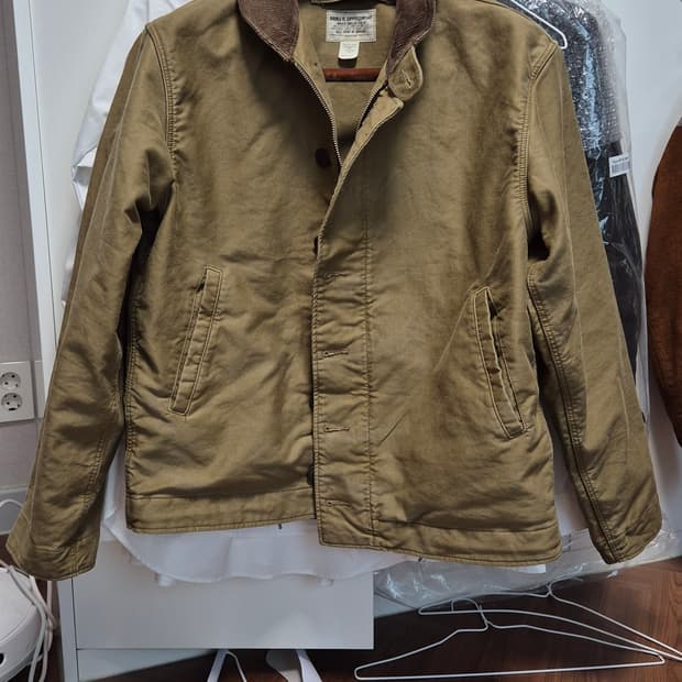 더블알엘 덱자켓 카키 M사이즈 택만뗀 새상품