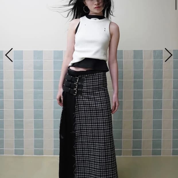 데어드 롱스커트 36 미듐사이즈 택달린새상품