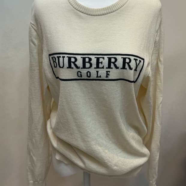 버버리 로고 니트