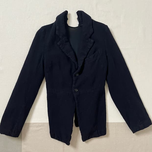 꼼데가르송 09aw 축융 울 도킹 자켓 comme des garcons