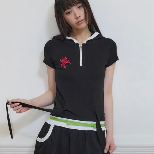 러브이즈트루 SY BELT LAYERED DRESS 미개봉 새상품