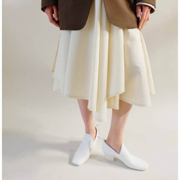 Lemaire 르메르 소프트 레더 힐 로퍼 38