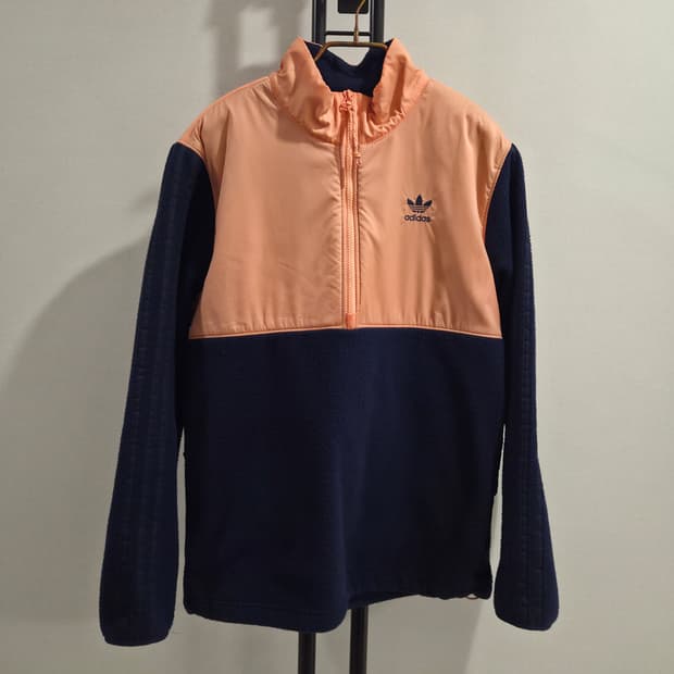 아디다스 반집업 플리스