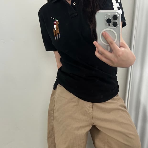 폴로 랄프로렌 멀티 빅포니 커스텀 슬림핏 카라 티셔츠