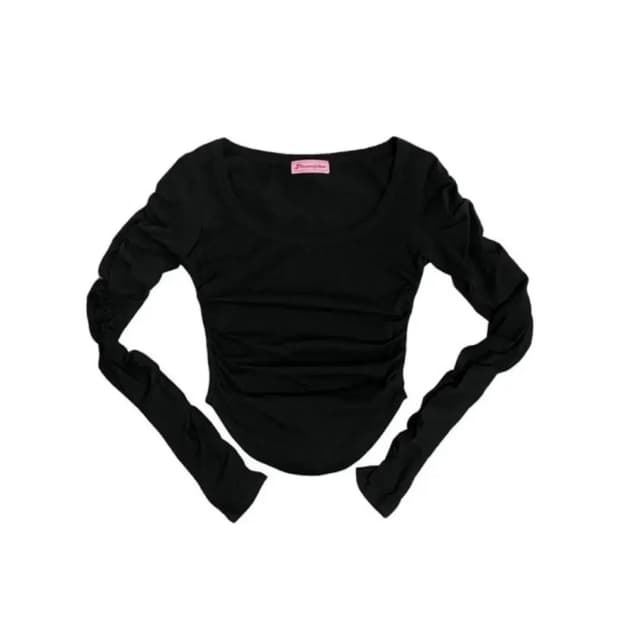 플노팔 모모탑 모모셔링탑 블랙