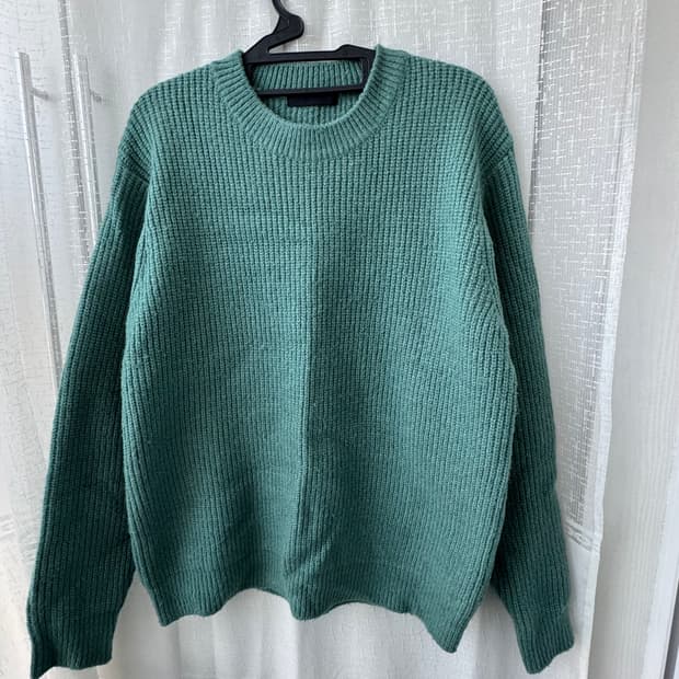 예쁜 낙낙핏 민트 니트 스웨터 프리 컨디션 굿