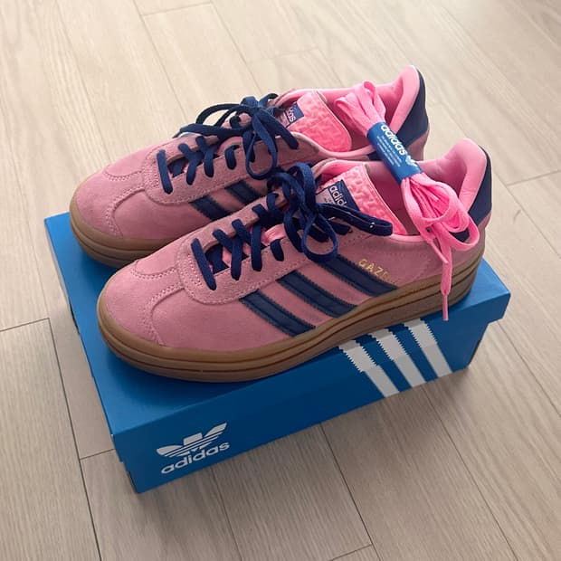 아디다스 가젤 볼드 핑크글로우 240