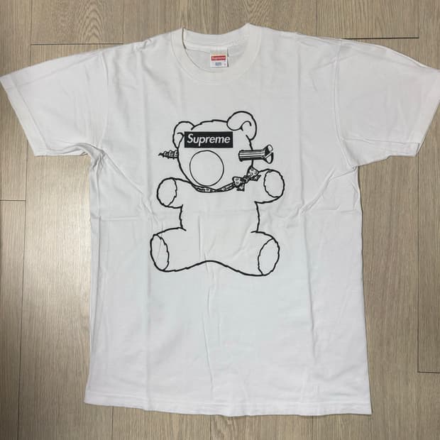 슈프림 x 언더커버 박스로고 화이트 티셔츠