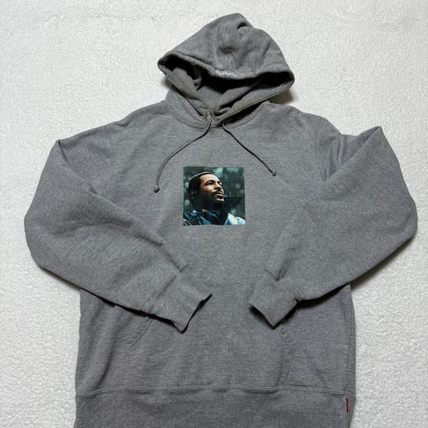 Supreme 마빈 게이 후드티 후드 스웨트셔츠 Marvin Gaye 