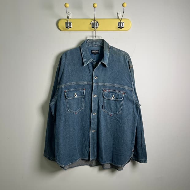 90's Kearney House 커니하우스 데님 워크 셔츠 L