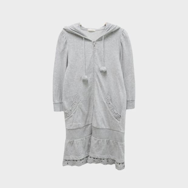 레스트로즈  히메갸루 레이스 롱 후드 집업 63308