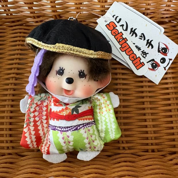 몬치치X가부키 빅페이스 키링