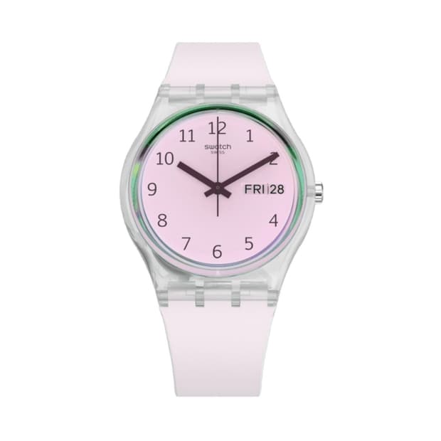 스와치 시계 스와치 울트라로즈 쿼츠 화이트