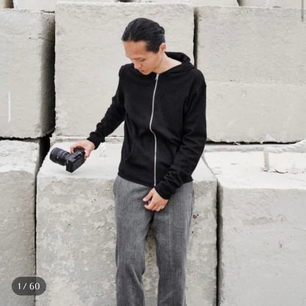 모노프리베 초판 텍스처 후드집업 1