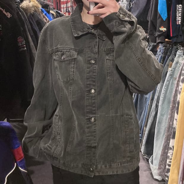 [IM] vtg 흑청 데님 자켓
