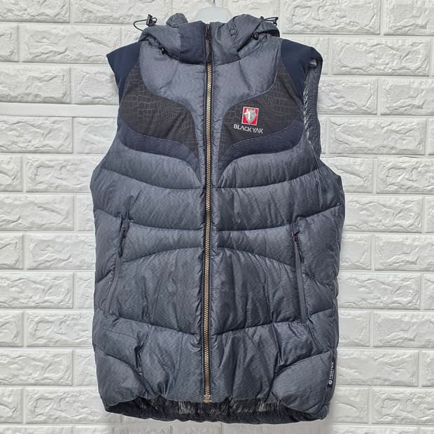 택포) 블랙야크 후드 다운 베스트 100