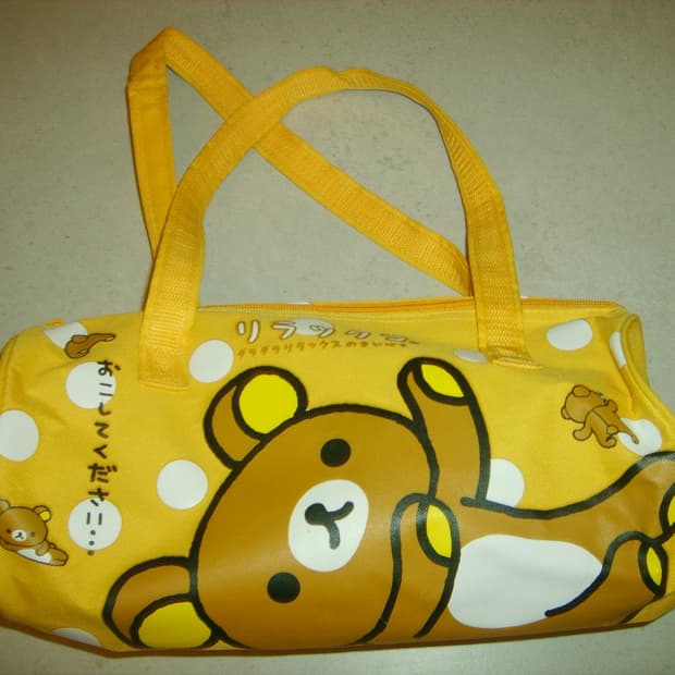 리락쿠마 드럼백