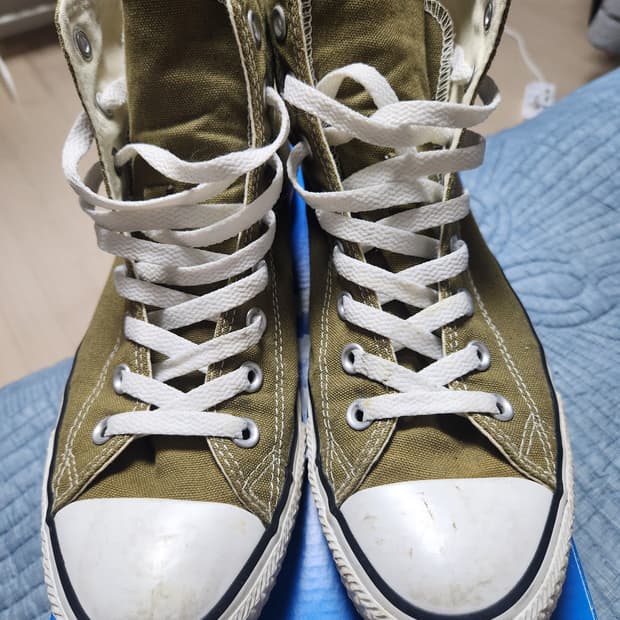 컨버스 올스타 카키 270팝니다