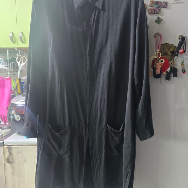 요지야마모토 푸르옴므 19ss 텐셀 롱셔츠 4사이즈