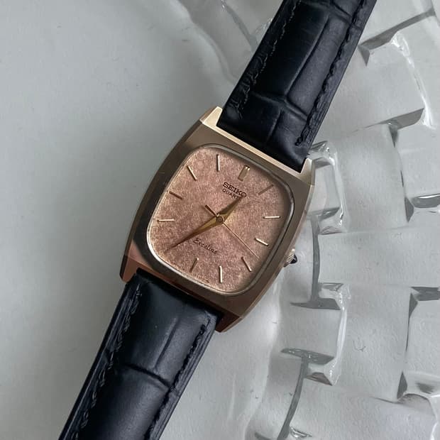 Seiko 세이코 엑셀린 쿼츠 로즈골드