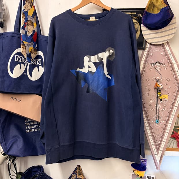 00's 베이프스타 올드베이프 스웨트