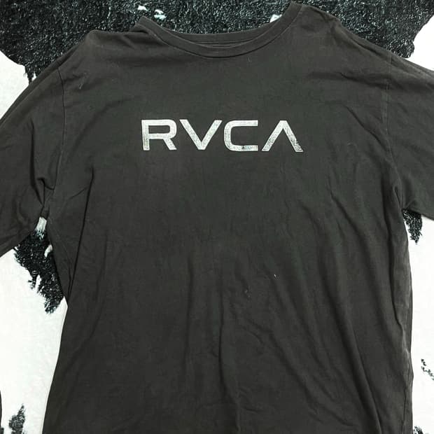 RVCA 빅 로고 긴팔 롱슬리브 블랙