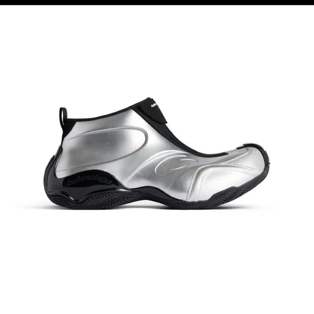 44)발렌시아가 바스켓볼 슈즈 실버