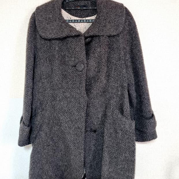 마쥬 정품 알파카 코트 66사이즈