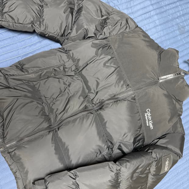 켈빈클라인 숏패딩