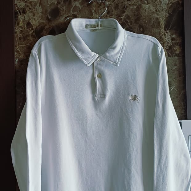 버버리 긴팔 화이트 셔츠