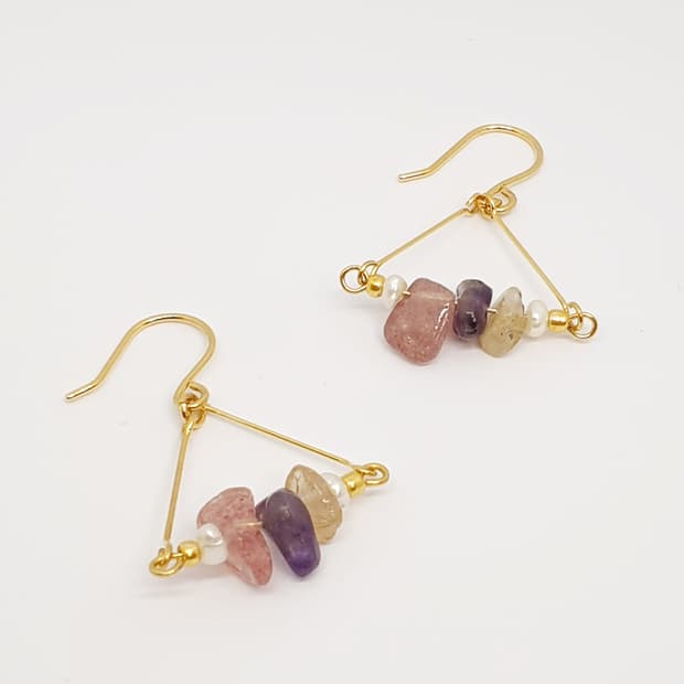 트라이앵글 귀걸이