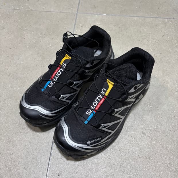 살로몬 XT-6 GTX 블랙실버 220
