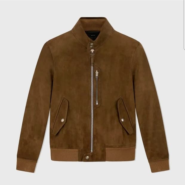 톰포드 스웨이드 헤링턴 자켓 54