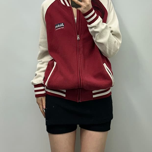 디키즈 y2k 와투케 나그랑 코튼 바시티 자켓