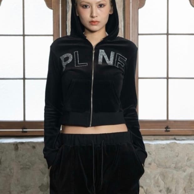 플리즈노팔로우 벨벳 셋업