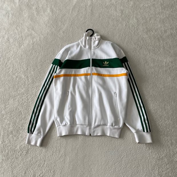 105 아디다스 흰초 호주 화이트 트랙탑 져지